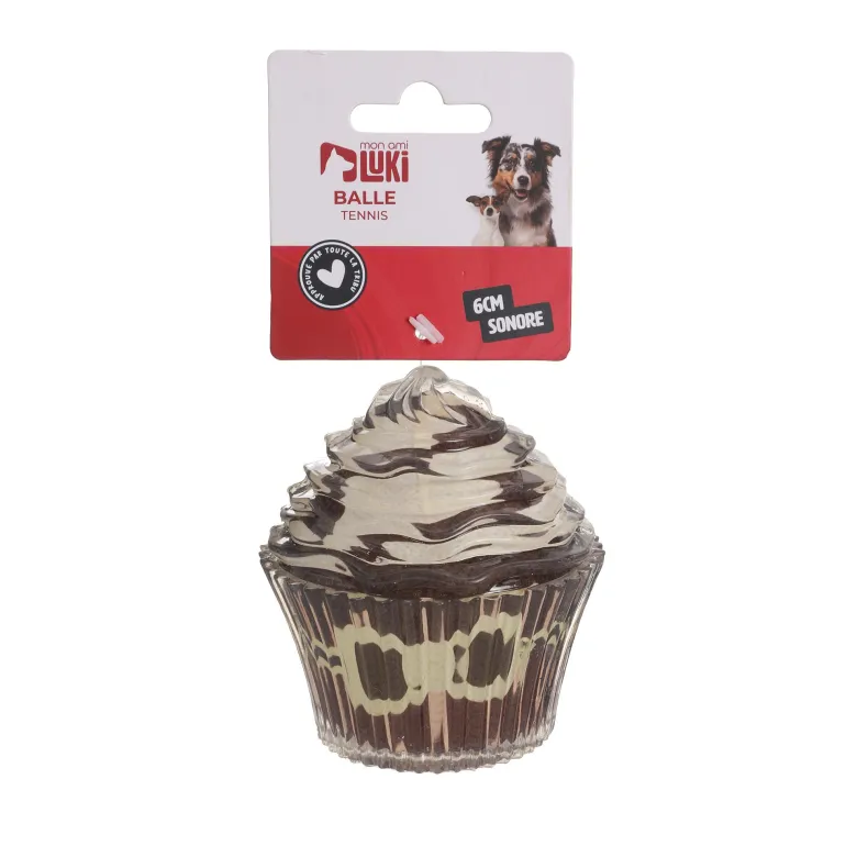 Jouet muffin 9 cm - Vendu à l'unité