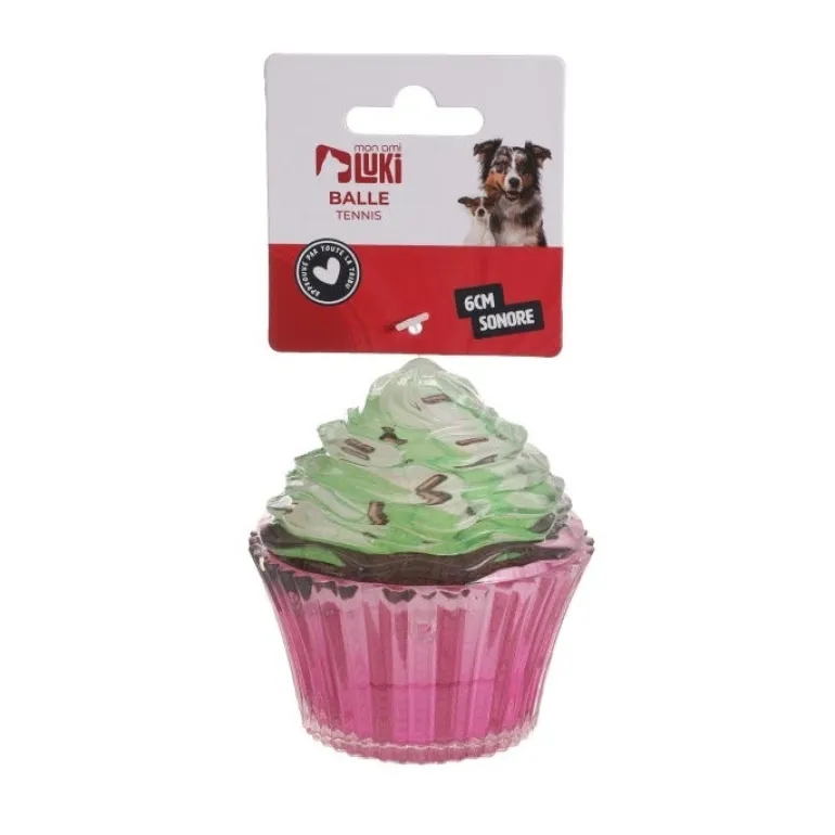 Jouet muffin 9 cm - Vendu à l'unité