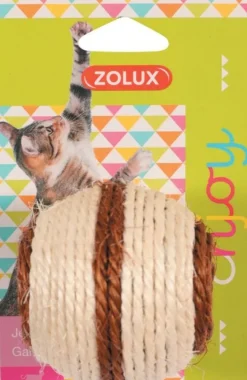 Jouet pour chat balle sisal - Vendu à l'unité