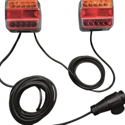 Kit de signalisation arrière LED 12V 7,5m magnétique + fiche