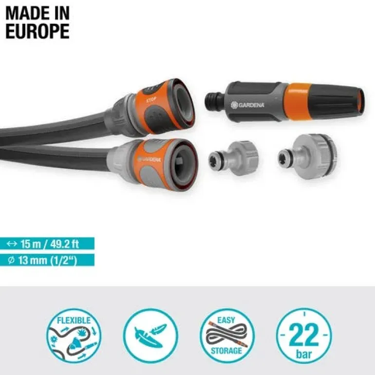 Kit tuyau Liano Life 15m 19mm GARDENA
