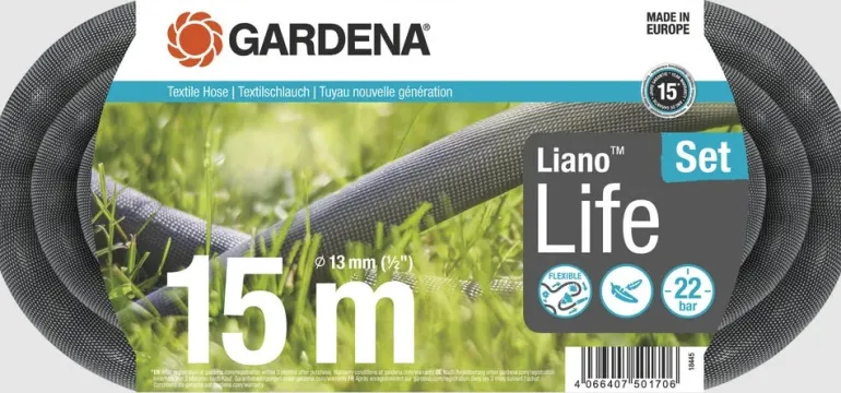 Kit tuyau Liano Life 15m 19mm GARDENA