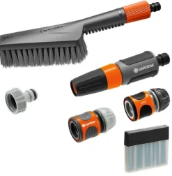 Kit brosse de lavage à main S souple Cleansystem GARDENA