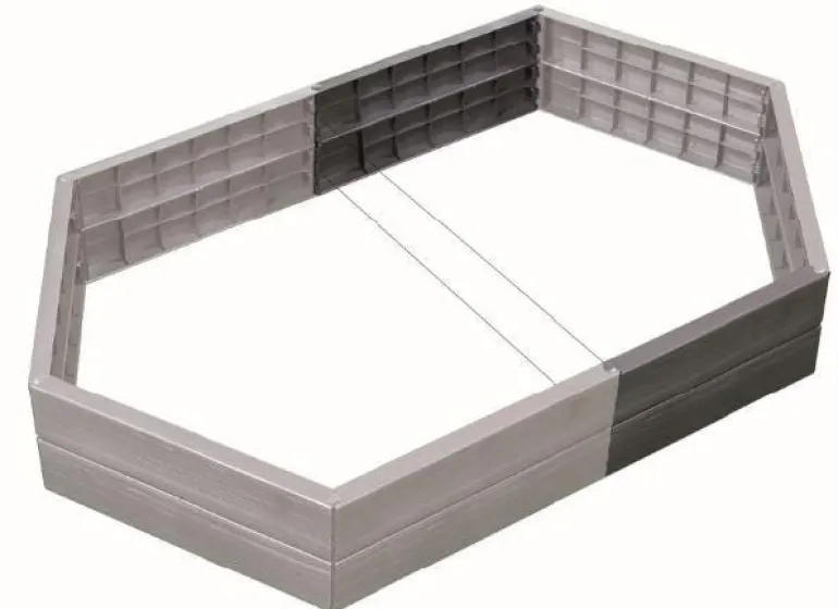 Kit 2 carrés potager + 2 sets d'appoint Ergo GARANTIA