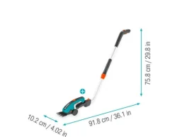Kit cisaille à gazon ClassicCut Li + manche télescopique