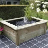 Kit complet bassin Quadro Wood 475L + pompe 5000L/h