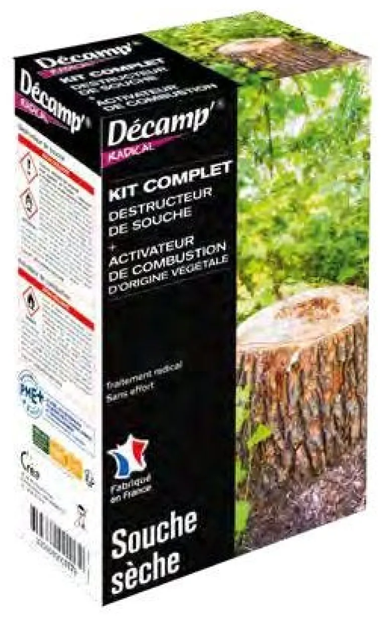 Kit complet pour destruction de souche sèche
