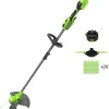 Kit coupe-bordures 2en1 - 48V 2Ah 33cm GREENWORKS