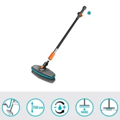 Kit de lavage avec brosse dure Cleansystem GARDENA