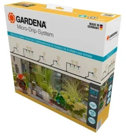 Kit d'initiation pour terrasse jusqu'à 30 plantes GARDENA