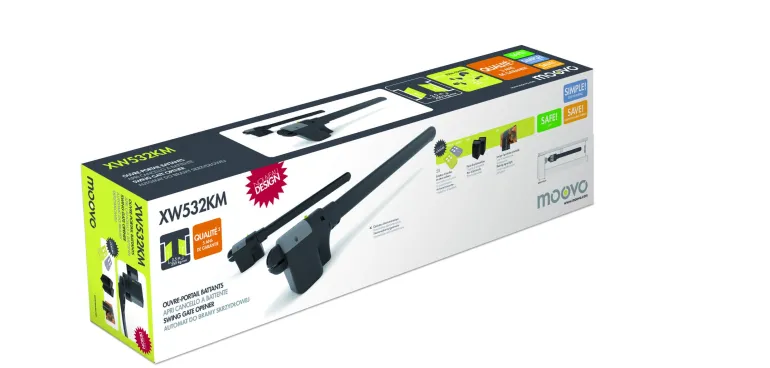 Kit motorisation pour portail à 2 battants XW532KM à vérins