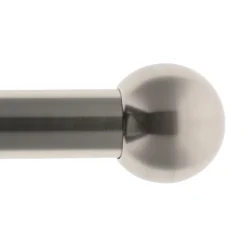 Kit non extensible tube Ø28mm nickel mat 2m embouts boule