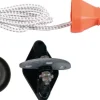 Kit poignée corde élastique avec isolateur triple ancrage