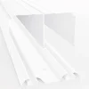 Kit rail haut et bas blanc 270cm pour porte de placard