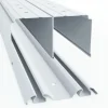 Kit rail haut et bas Gris mat 360cm pour porte de placard