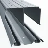 Kit rail haut et bas Noir 270cm pour porte de placard