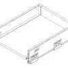 Kit tiroir gris AX 84 x 400 mm