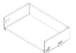 Kit tiroir gris casserolier AX 167 x 800 mm