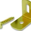 Kit vis Tx + équerre 7X40 Acier zingué bichromaté