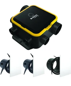 Kit VMC Simple flux EasyHOME Auto DHU Compact + 3 grilles