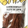 Lamelles de lapin pour chien moyen 100g BUBIMEX