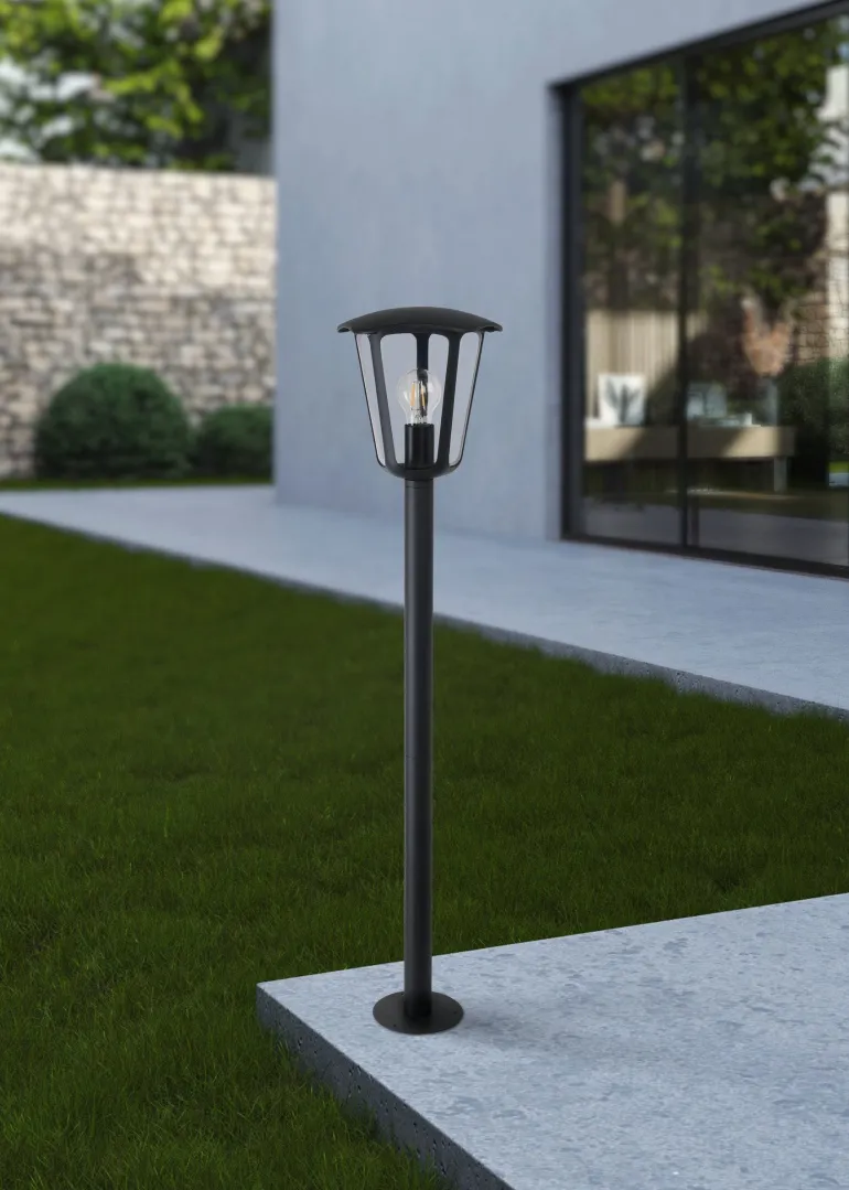 Lampadaire Monreale alu noir EGLO