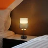Lampe à poser laiton 60W E27 olga noir mat