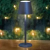 Lampe de table Turin rechargeable bleu marine