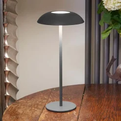 Lampe de table Verona rechargeable noir