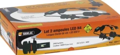 Lampe H4 LED 36W 2400 lumens (x2)