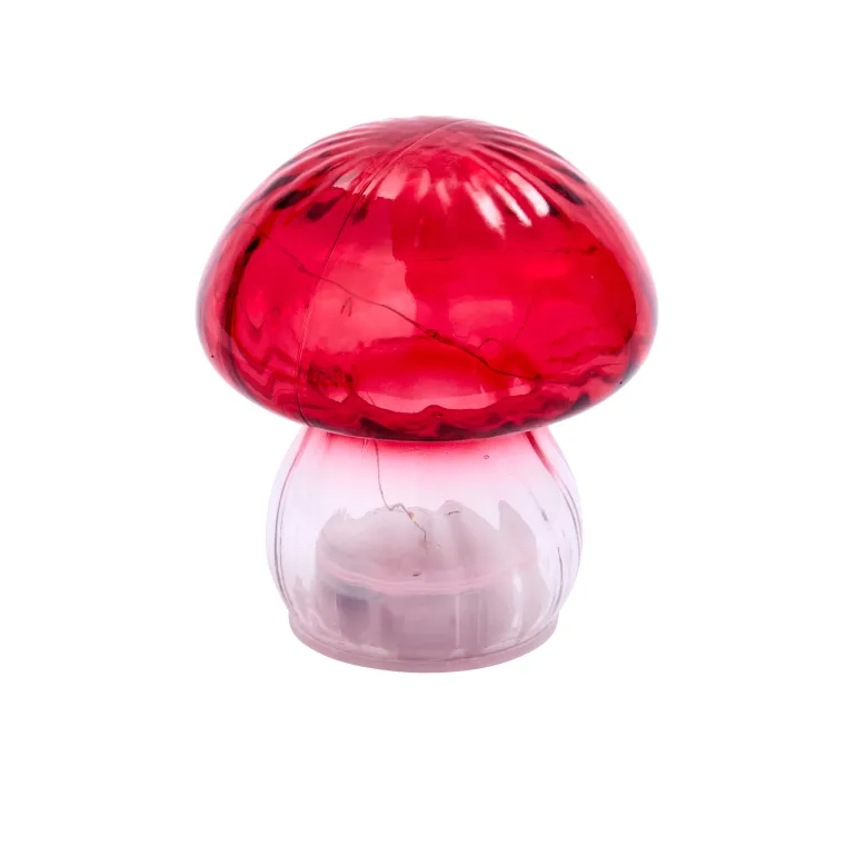 Lampe solaire Champignon cristal