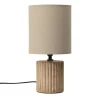 Lampe Colonia 15 x 30 x 15 cm beige et naturel