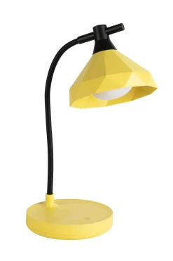Lampe de bureau led poopy jaune 33x12,5x18 cm
