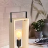 Lampe Famborough E27 40W noir L16,5xl10xH40cm EGLO