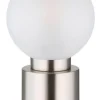 Lampe à poser chrome 25W E14 marka nickel mat