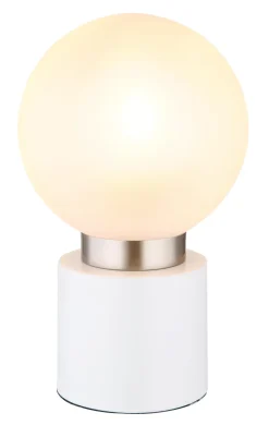Lampe à poser 25W E14 marka blanc mat