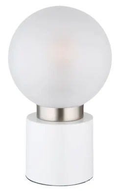 Lampe à poser 25W E14 marka blanc mat