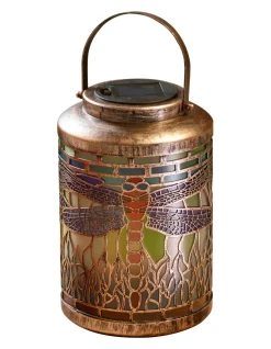Lanterne solaire Tiffany Libellule