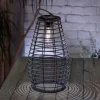 Lanterne solaire Venus Grise 38 x 22,5cm