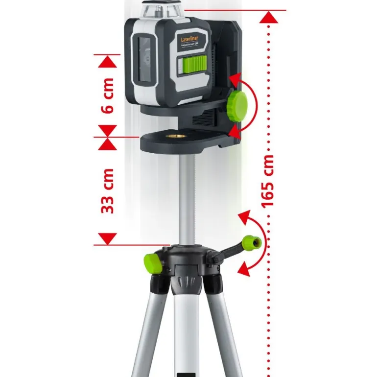 Laser CompactLine-Laser G360 + trépied compact 165 cm