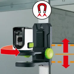 Laser à lignes croisées auto EasyCross-Laser Green Set