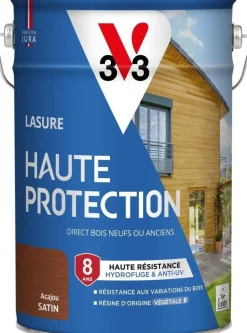 Lasure haute protection biosourcée acajou 5L V33