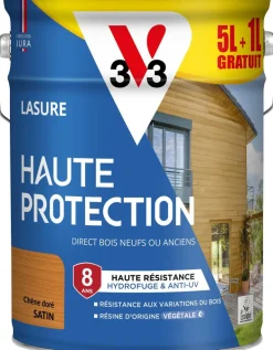 Lasure haute protection biosourcée chêne doré 6L V33