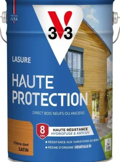 Lasure haute protection biosourcée chêne doré 5L V33