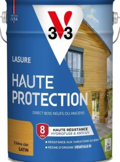 Lasure haute protection biosourcée chêne clair 5L V33