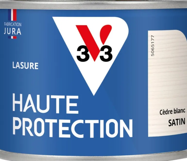 Lasure haute protection biosourcée cèdre blanc125ml V33