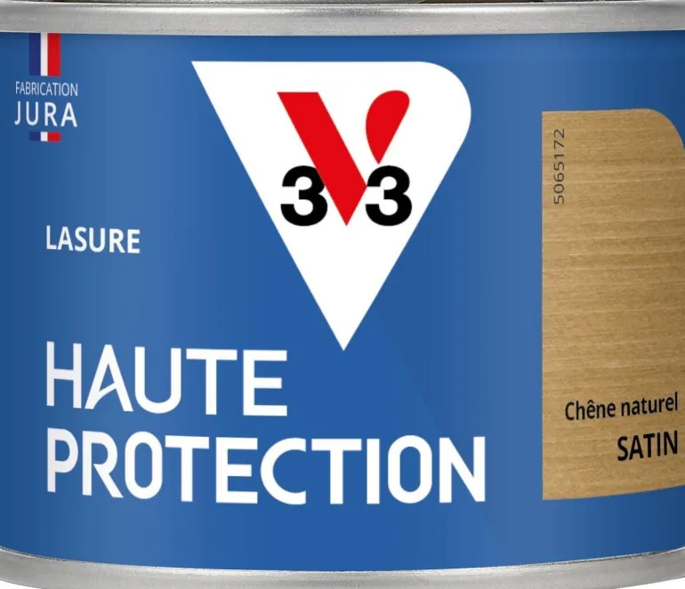 Lasure haute protection biosourcée chêne naturel 125ml V33