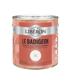 Le Badigeon meubles/poutres blanc coton 2L LIBÉRON