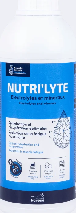 Électrolytes et minéraux Nutri'Lyte 900 ml RAVENE