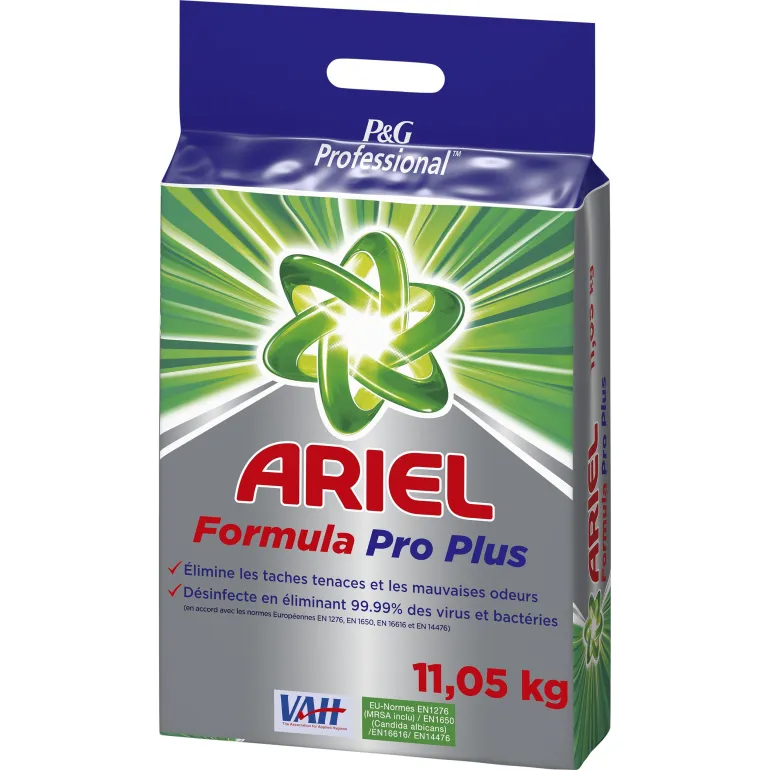 Lessive ARIEL PRO désinfectante poudre 11,05 kg